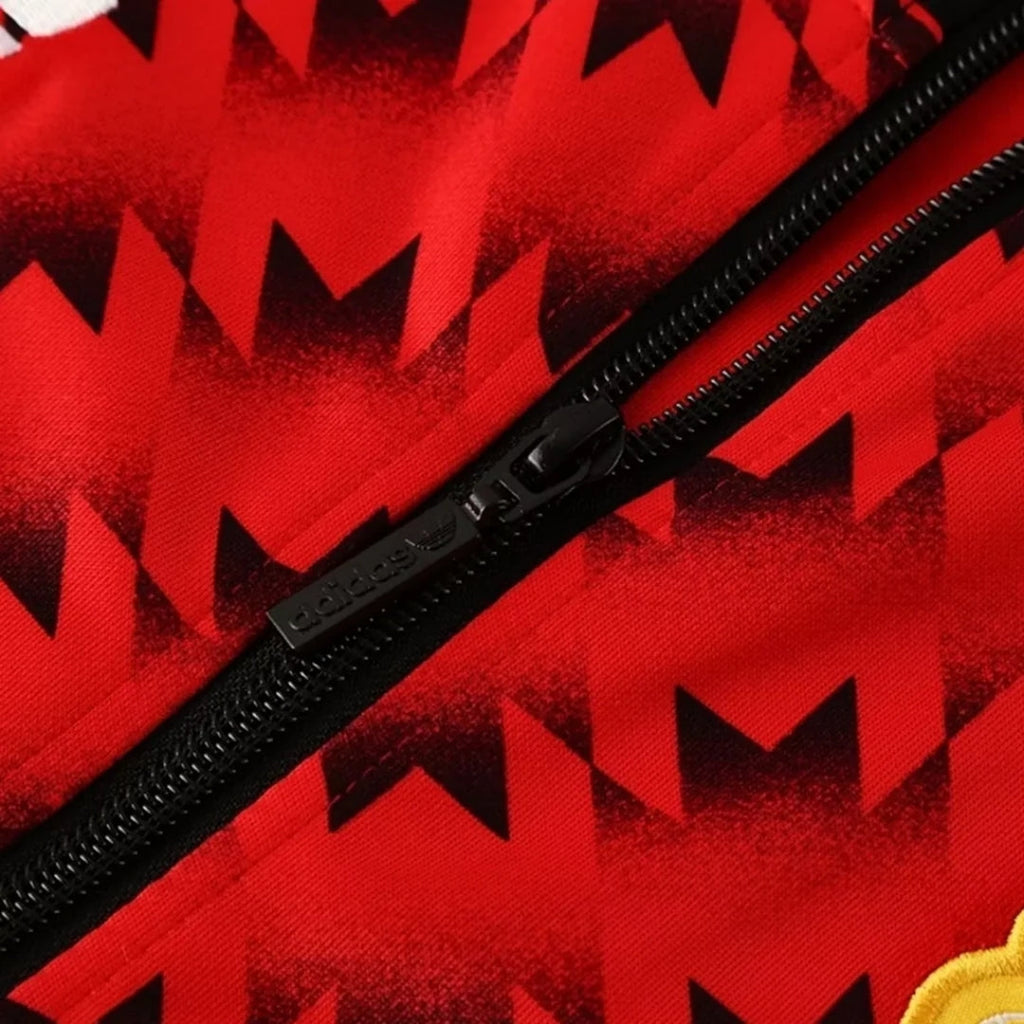 MNU Red-Black Retro Jacket