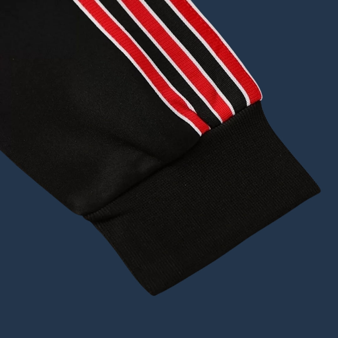 MNU Red-Black Retro Jacket