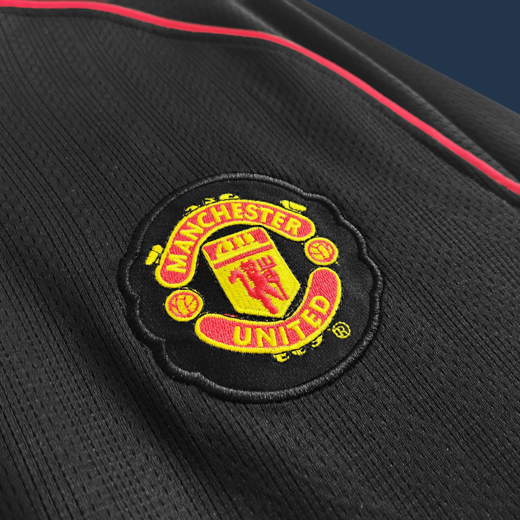 MNU Away Full Sleeves 2007-08 Retro ( Black )