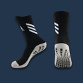 Mid Rise Grip Socks - Black V2