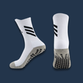 Mid Rise Grip Socks - White