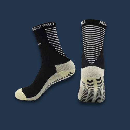 Mid Rise Grip Socks - Black