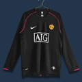 MNU Away Full Sleeves 2007-08 Retro ( Black )